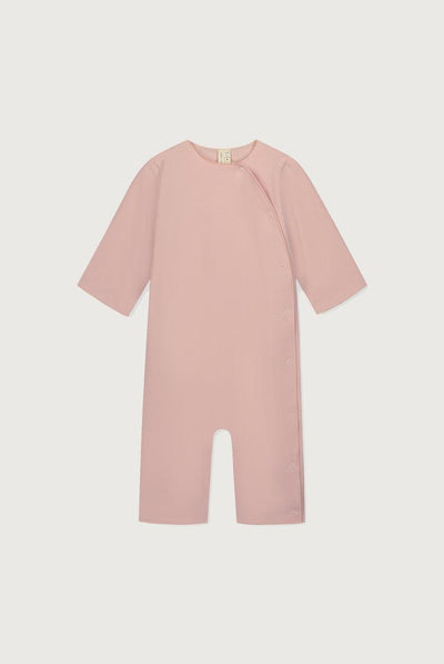 Gray Label Baby Suit with Snaps Faded Pink