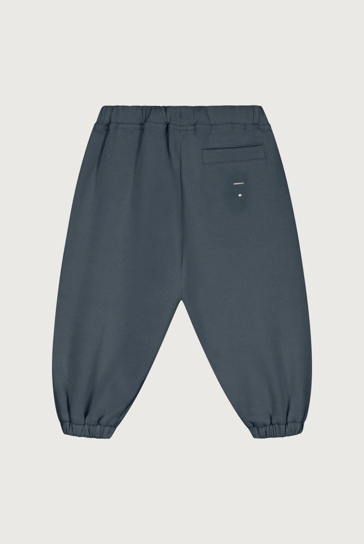 Gray Label Baby Track Pants GOTS Blue Grey