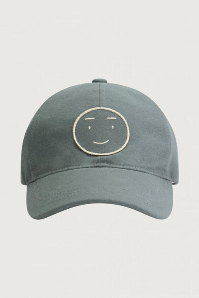 Gray Label Baseball Cap Blue Grey