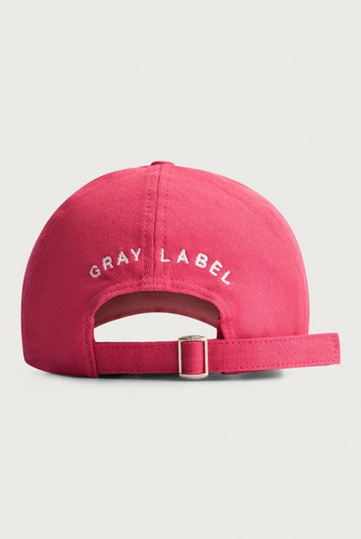 Gray Label Baseball Cap Cherry