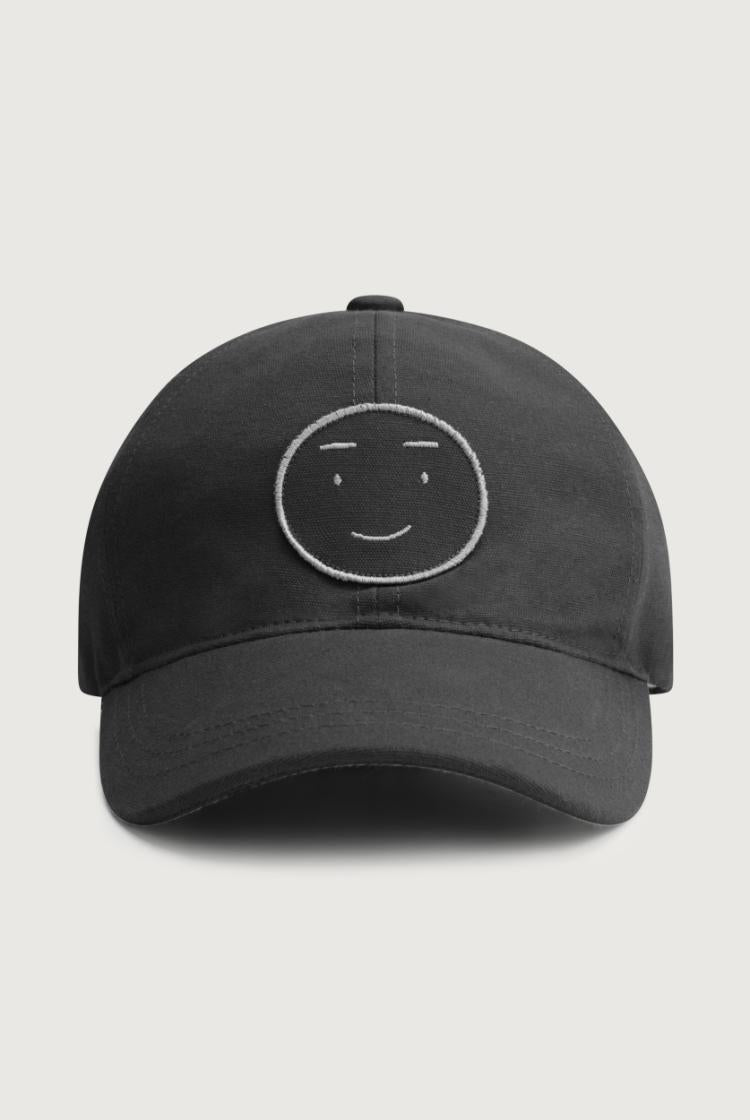 Gray Label Baseball Cap Nearly Black