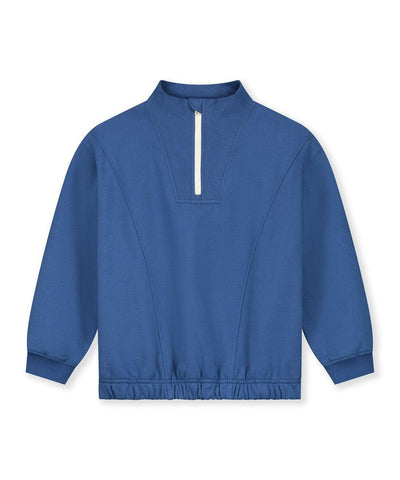 Gray Label Half-zip Jumper Gots Blue Moon