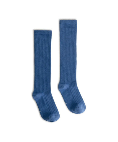 Gray Label Long Ribbed Socks Gots Blue Moon