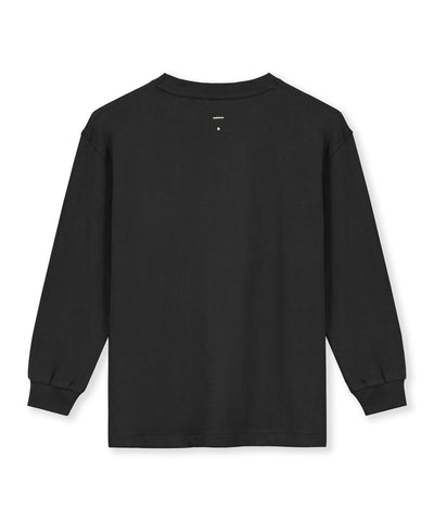 Gray Label Oversized Long Sleeve Tee Gots Nearly Black