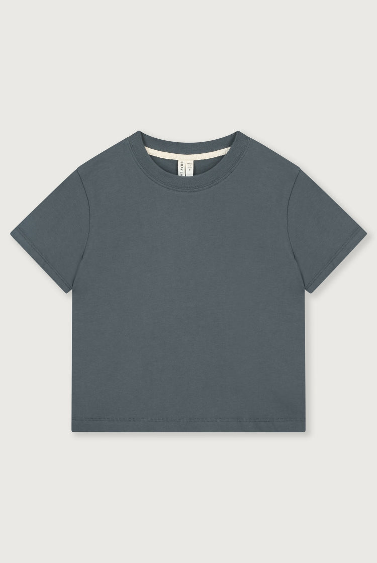 Gray Label Oversized Tee Blue Grey