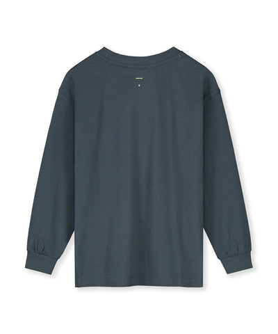 Gray Label Oversized Tee L/S Blue Grey