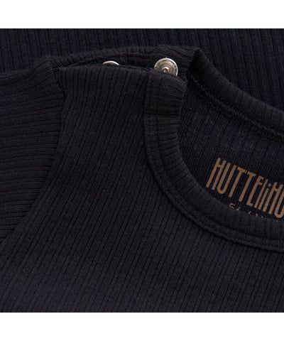 HUTTELiHUT Body LS Rib Dark Navy