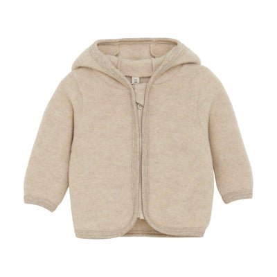 HUTTELiHUT Jacket Ears Wool Fleece Camel Melange