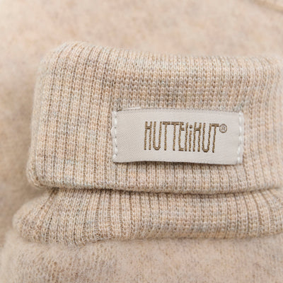 HUTTELiHUT Mittens Wool Fleece 2-layers Camel Melange