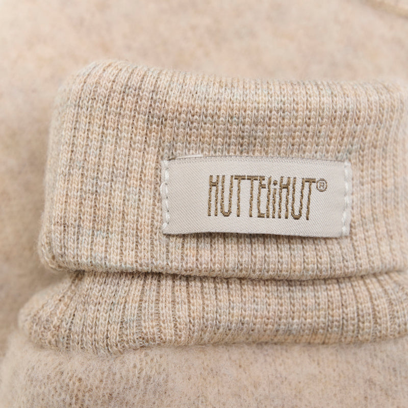 HUTTELiHUT Mittens Wool Fleece 2-layers Camel Melange