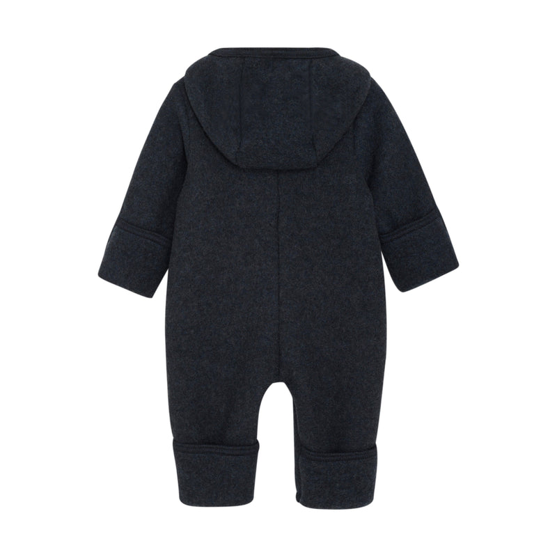 HUTTELiHUT Pram Suit Ears Wool Fleece Navy