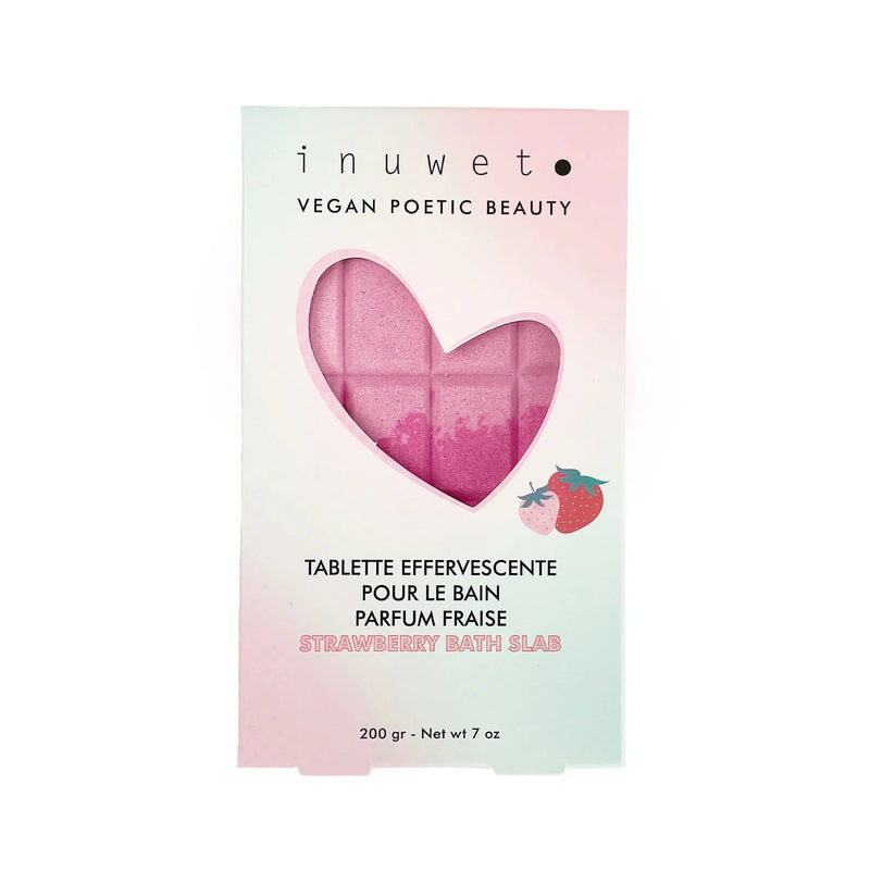 Inuwet Bath Slab Strawberry