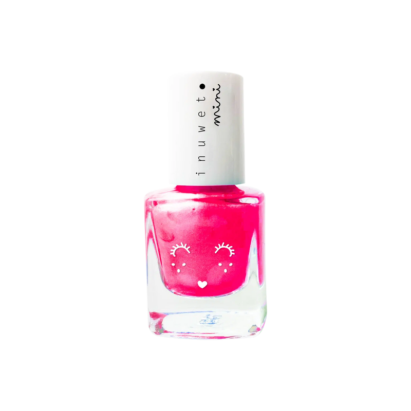 Inuwet Waterbased Nail Polish - Neon Pink