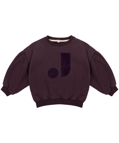 Jenest Balloon Bird Sweater Plum Bordeaux