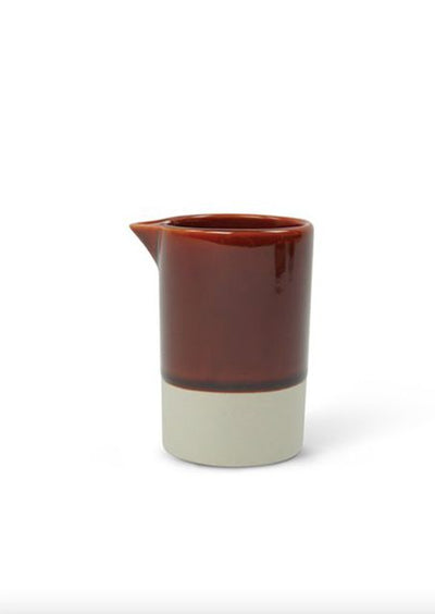 Kinta Milk Jar Cyl Cer Red/Brown