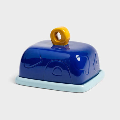 &Klevering Butter Dish Sketch Blue