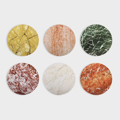 &Klevering Coaster Stone Set of 6