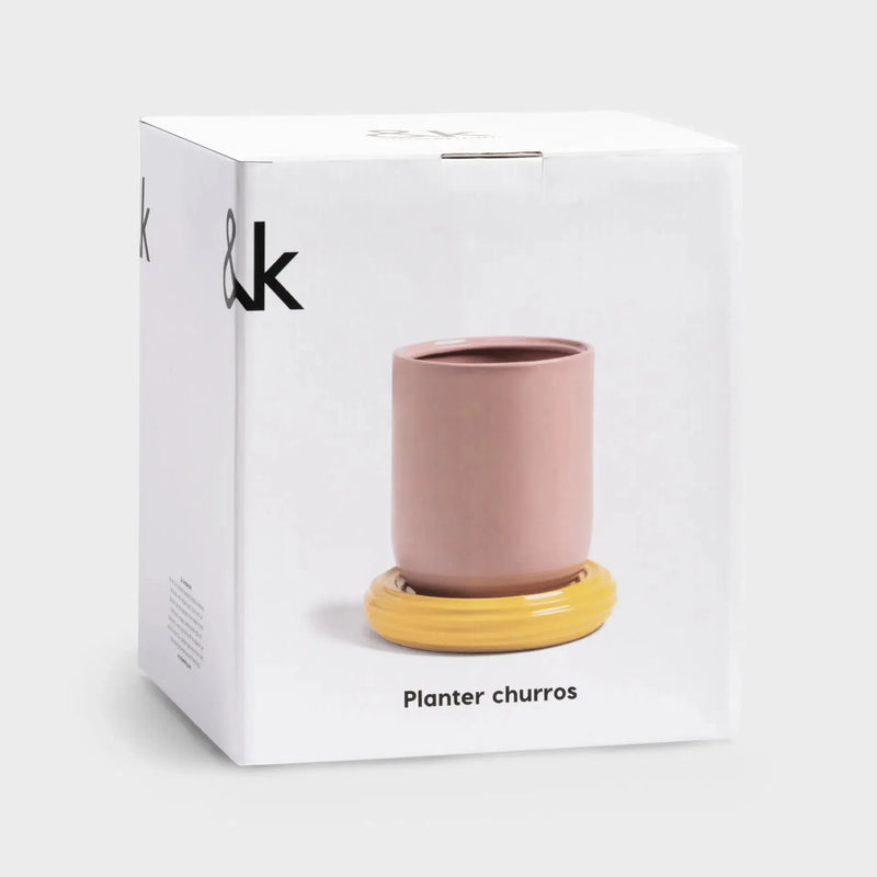 &Klevering Planter Churros Pink