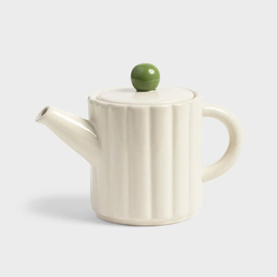 &Klevering Teapot Tube Off White