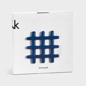 &Klevering Trivet Grid Blue