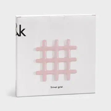 &Klevering Trivet Grid Pink