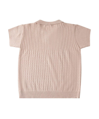 Knit Planet Casual Polo Ivory