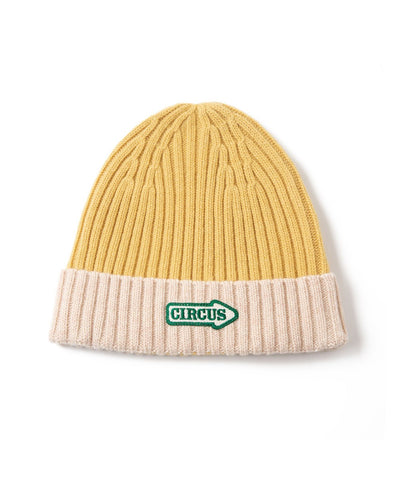 Knit Planet Circus Beanie Yellow/Cream