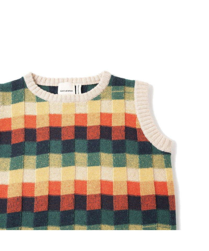 Knit Planet Colorful Vest Multicolor