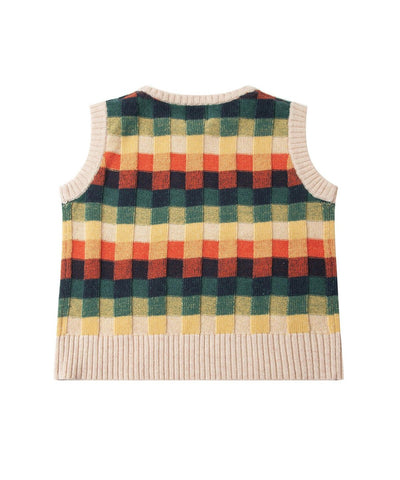 Knit Planet Colorful Vest Multicolor