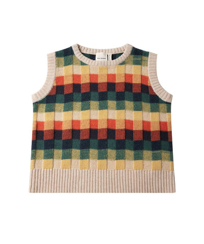 Knit Planet Colorful Vest Multicolor