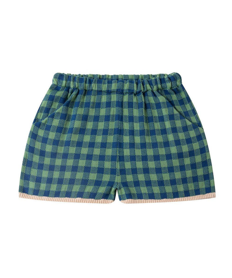 Knit Planet Coloured Shorts Navy/Green