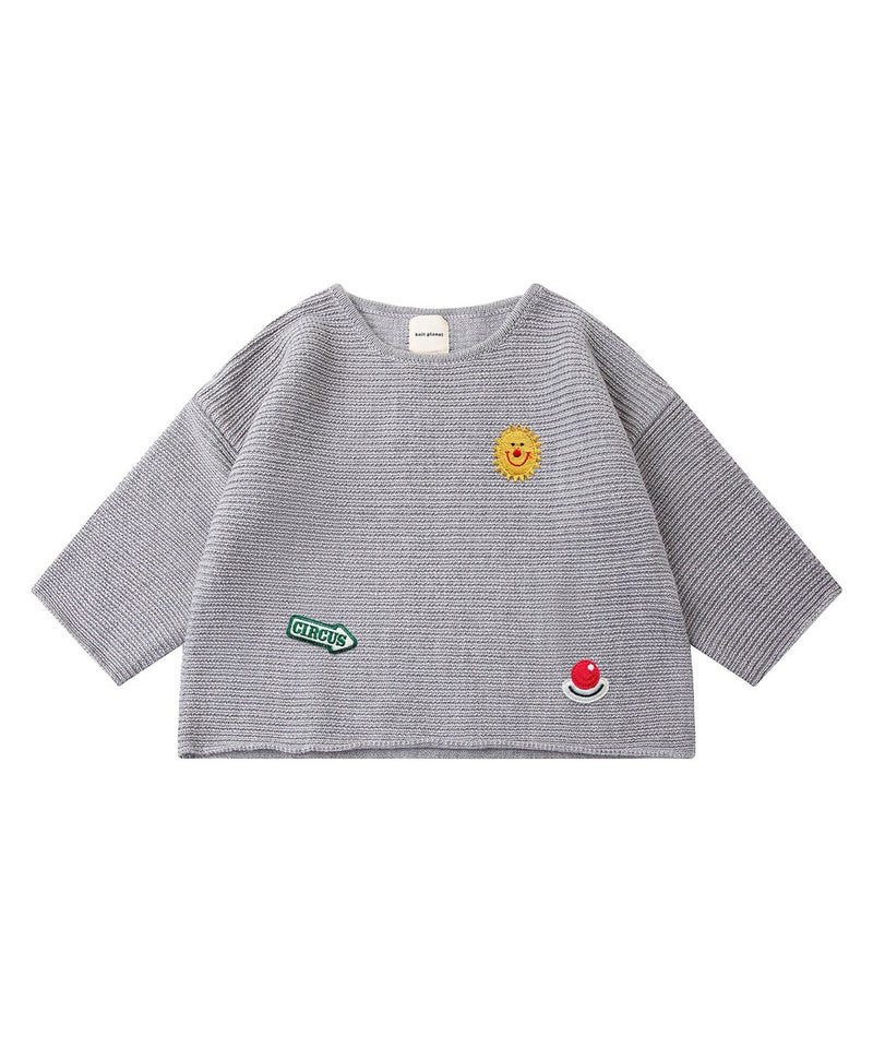 Knit Planet Happy T Grey