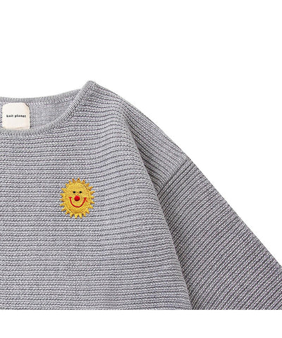 Knit Planet Happy T Grey