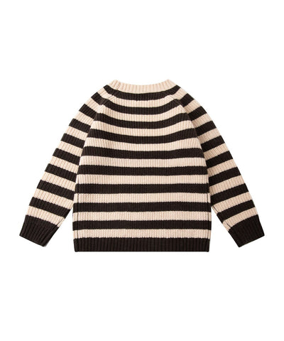 Knit Planet Little Nose Jumper Brown Stripe