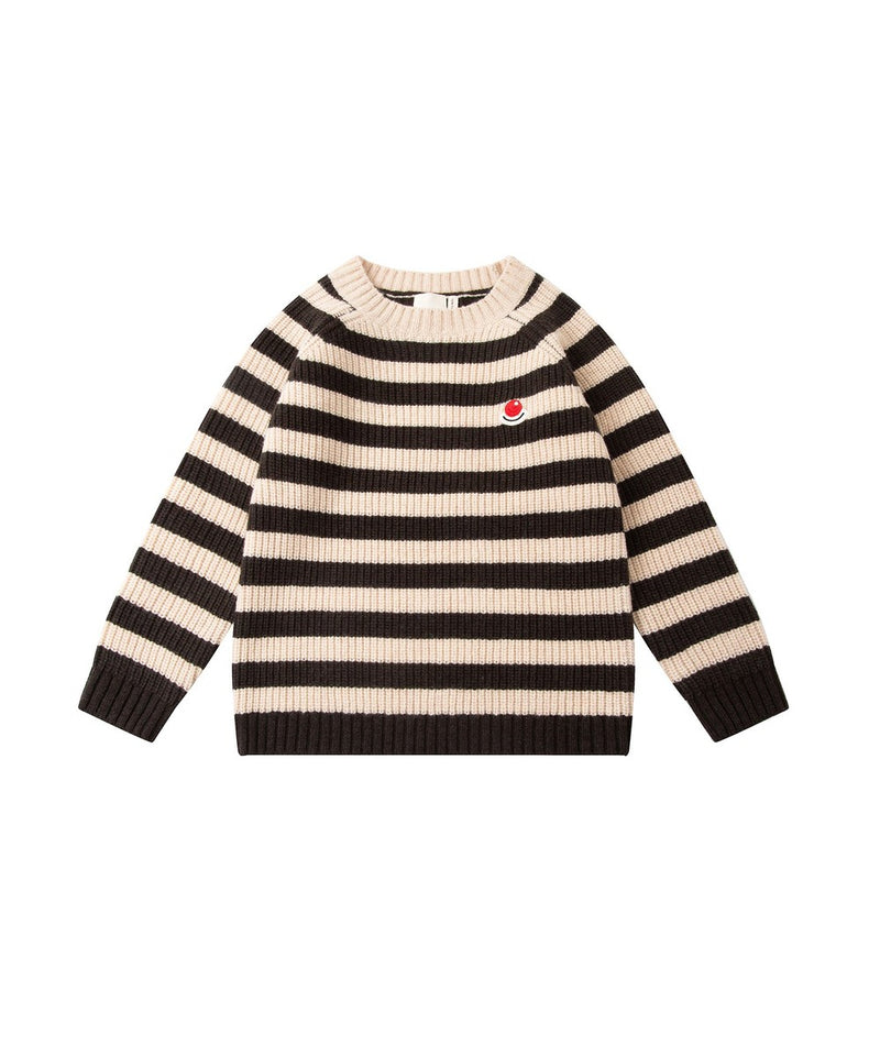 Knit Planet Little Nose Jumper Brown Stripe