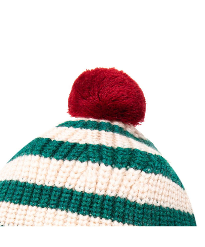 Knit Planet Smile Beanie Green/Cream