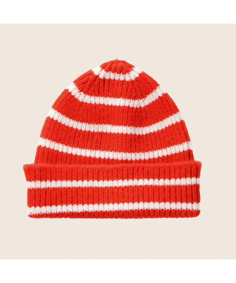 Le Bonnet Beanie Crimson Stripe