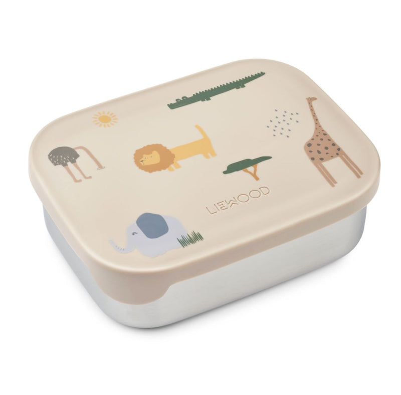 Liewood Arthur Lunchbox Safari Sandy Mix