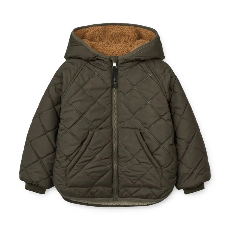 Liewood Baby Jackson Reversable Jacket Army Brown Mix