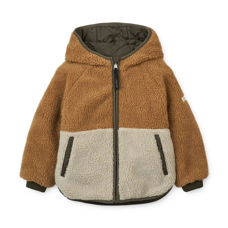 Liewood Baby Jackson Reversable Jacket Army Brown Mix