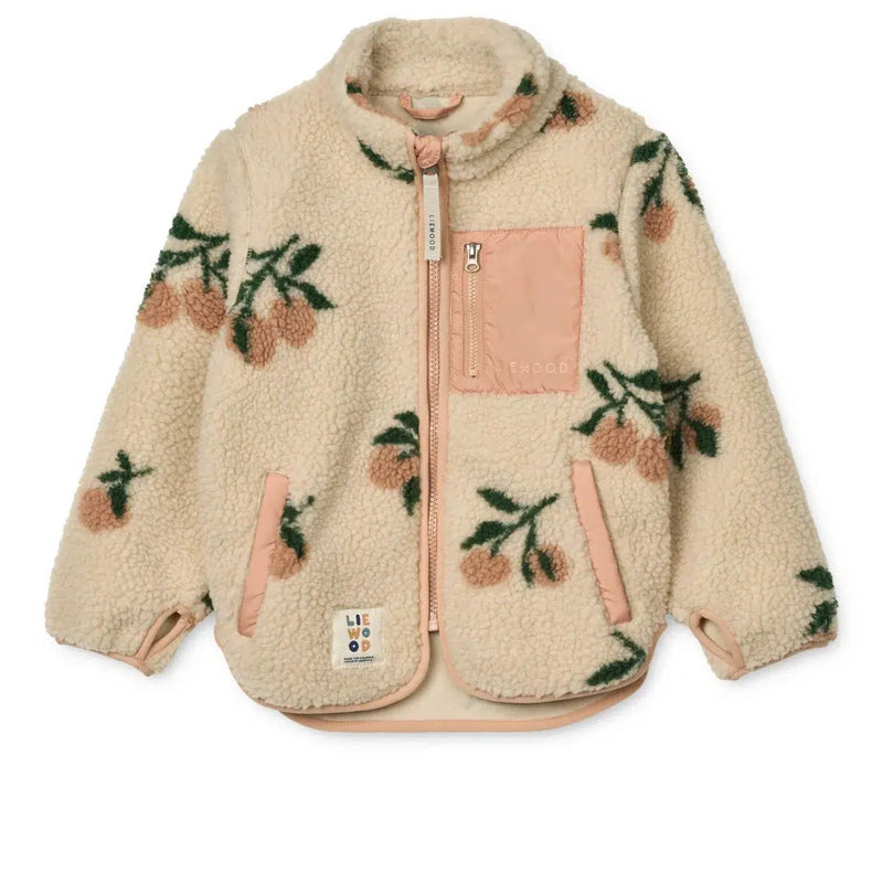 Liewood Baby Nolan Pile Jacket Peach Sea Shell