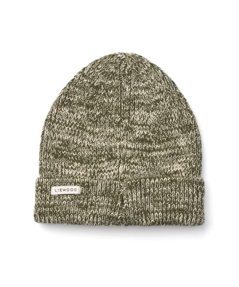 Liewood Ezra Beanie Army Brown/Sandy