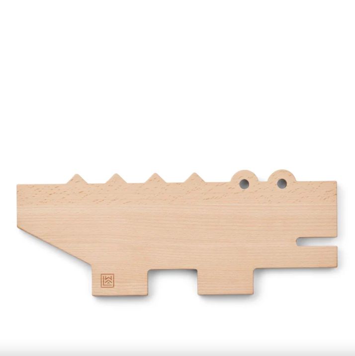 Liewood Hannae Crocodile Cutting Board Naturel