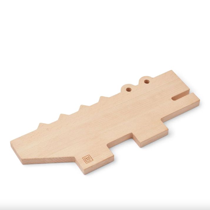 Liewood Hannae Crocodile Cutting Board Naturel