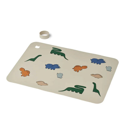 Liewood Jude Placemat Dinosaurs/Mist