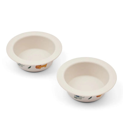 Liewood Peony Printed Suction Bowl Safari Sandy Mix