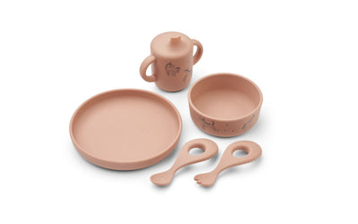 Liewood Ryle Tableware Set Unicorn/Pale Tuscany