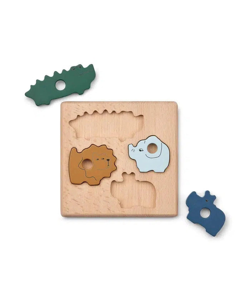 Liewood Suki Puzzel Garden Green Multimix