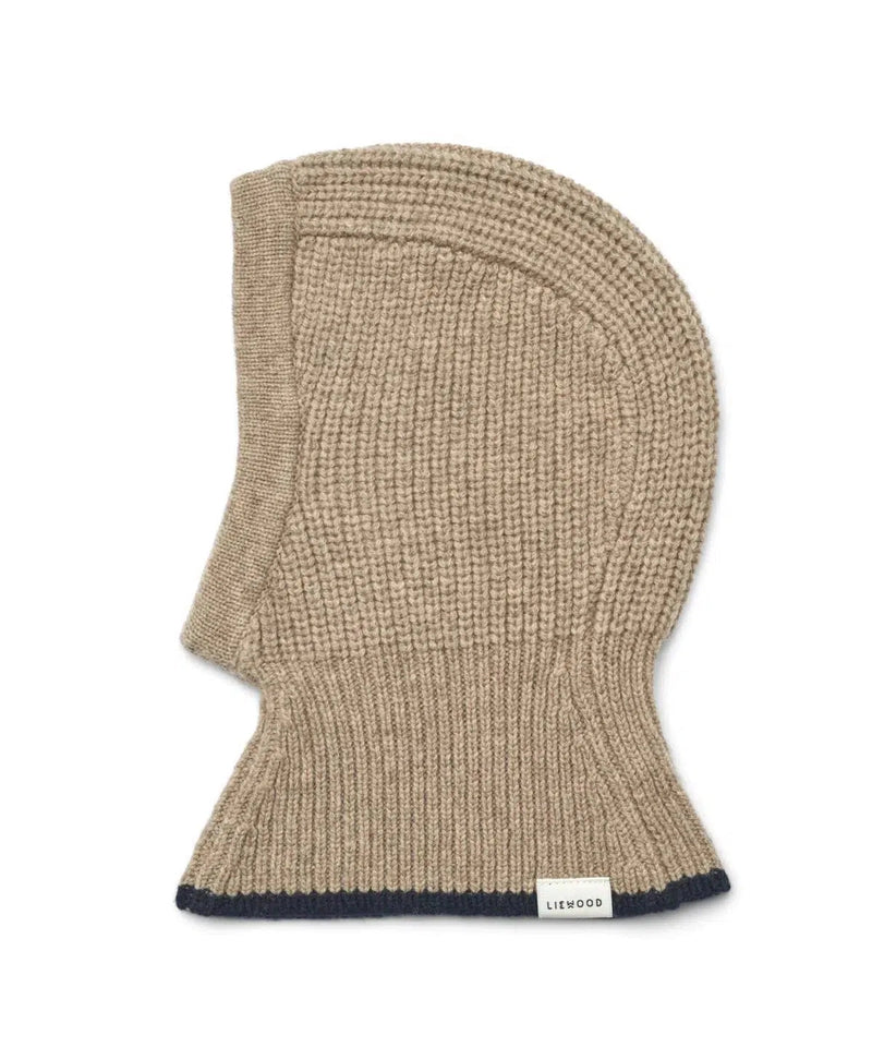 Liewood Theodor Balaclava Oat/Classic Navy