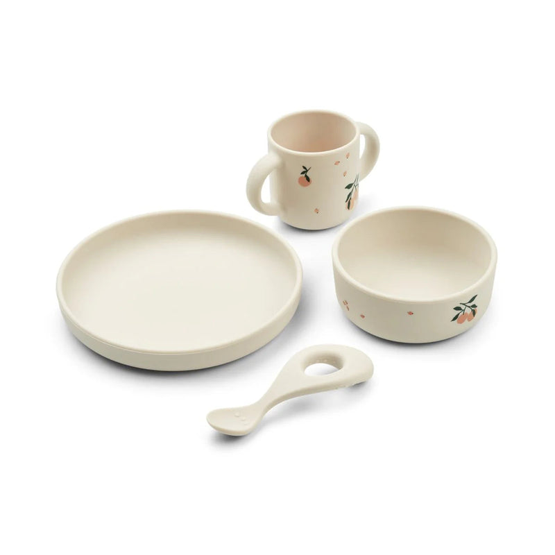 Liewood Vivi Tableware Set Peach/Sea Shell Mix